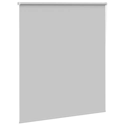 Rolo zavjesa Blackout svijetlo siva 130x175 cm Širina tkanine - Svjetlosiva 130 cm 175 cm Cijena