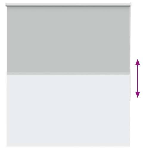 Rolo zavjesa Blackout svijetlo siva 130x175 cm Širina tkanine - Svjetlosiva 130 cm 175 cm Cijena