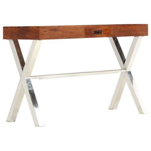 Radni stol 110x50x76 cm od drva bagrema s premazom boje meda Cijena