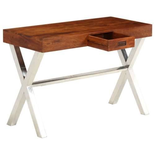 Radni stol 110x50x76 cm od drva bagrema s premazom boje meda Cijena