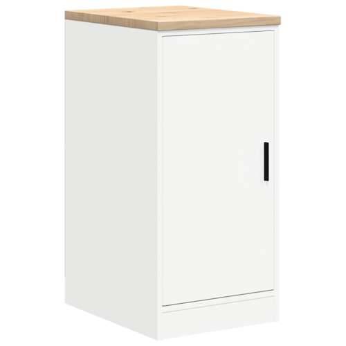 Garažni ormarići 2 kom bijeli od konstruiranog drva - Bijela 40 x 51 x 85 cm 1 1 vrata Cijena