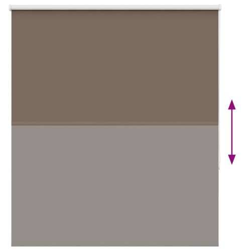 Rolo zavjesa Blackout Coffee 120x150 cm Širina tkanine 116,6 cm - Boja kafe 150 cm 120 cm Cijena