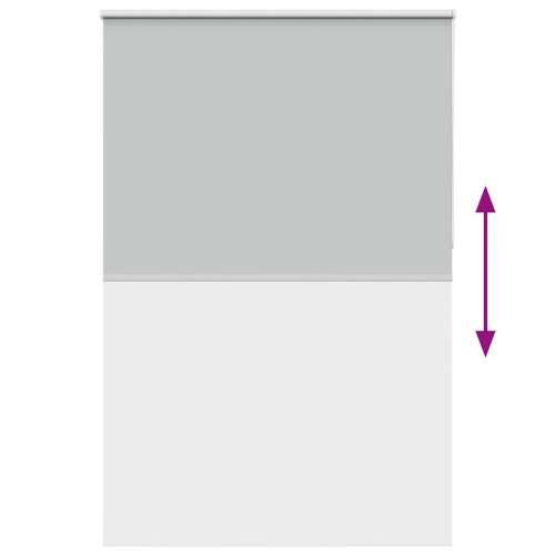 Rolo zavjesa Blackout svijetlo siva 145x230 cm Širina tkanine - Svjetlosiva 145 cm 230 cm Cijena