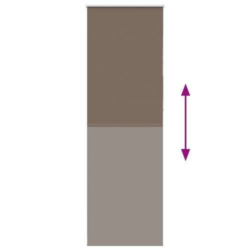 Rolo zavjesa Blackout Coffee 85x210 cm Širina tkanine 80,7 cm - Boja kafe 85 cm 210 cm Cijena
