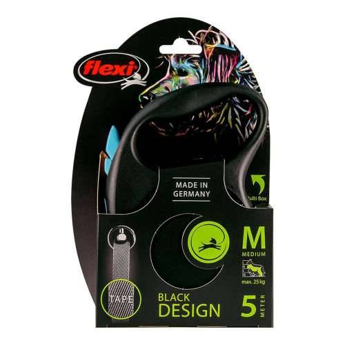 Povodac za pse Flexi BLACK DESIGN 5 m Plava Veličina S Cijena