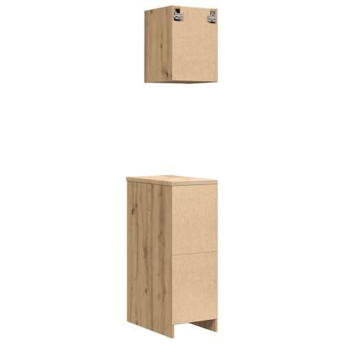 Garažni ormarići 2 kom boja hrasta artisan konstruirano drvo - artisian oak 30 x 51 x 85 cm 1 4 ladice 4 zásuvky Cijena