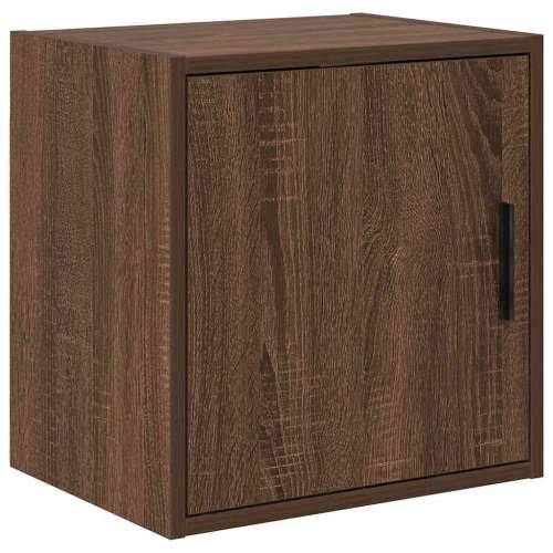 Garažni ormarići 2 kom smeđa boja hrasta konstruirano drvo - Smeđi hrast 40 x 51 x 85 cm 1 4 ladice 4 zásuvky Cijena