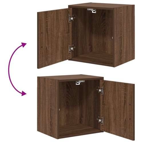 Garažni ormarići 2 kom smeđa boja hrasta konstruirano drvo - Smeđi hrast 40 x 51 x 85 cm 1 4 ladice 4 zásuvky Cijena