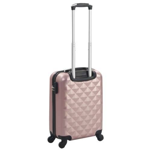 Čvrsti kovčeg ružičasto-zlatni ABS Cijena