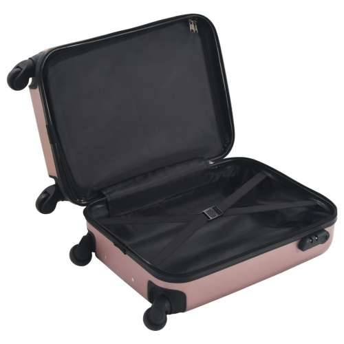 Čvrsti kovčeg ružičasto-zlatni ABS Cijena
