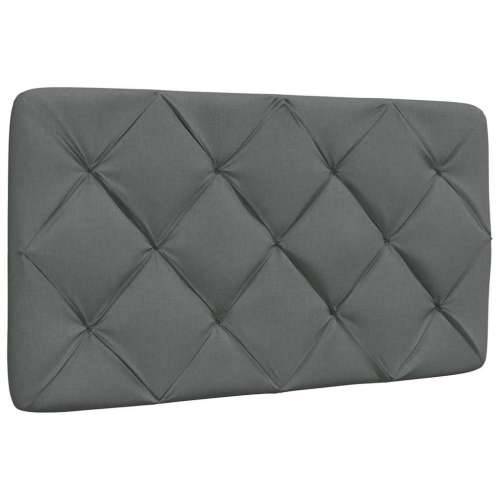 Krevet s madracem tamnosivi 90x200 cm od tkanine - Tamno siva 90 x 200 cm Cijena
