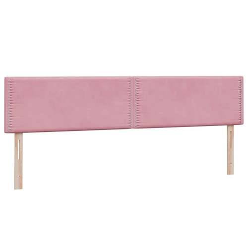 Box Spring krevet s madracem ružičasti 180x220 cm samt - Ružičasta 180 x 220 cm Obično s čavlima Cijena