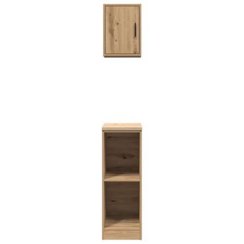 Garažni ormarići 2 kom boja hrasta artisan konstruirano drvo - artisian oak 30 x 51 x 85 cm 1 2 police Cijena