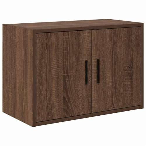 Garažni ormarići 2 kom smeđa boja hrasta konstruirano drvo - Smeđi hrast 60 x 51 x 85 cm 1 1 vrata Cijena