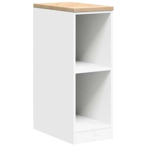 Garažni ormarići 2 kom bijeli od konstruiranog drva - Bijela 30 x 51 x 85 cm 1 2 police Cijena