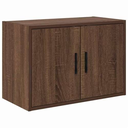 Garažni ormarići 2 kom smeđa boja hrasta konstruirano drvo - Smeđi hrast 60 x 51 x 85 cm 1 4 ladice 4 zásuvky Cijena