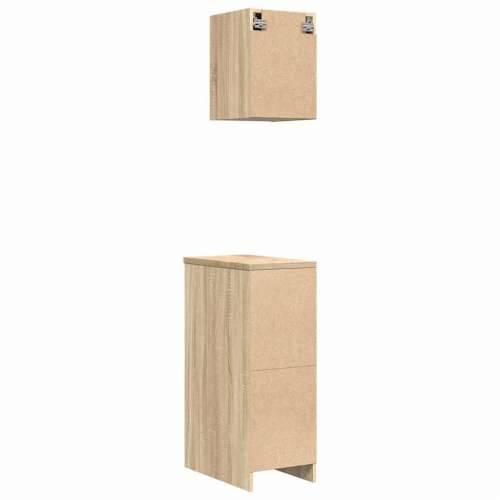 Garažni ormarići 2 kom boja hrasta sonome od konstruiranog drva - sonoma hrast 30 x 51 x 85 cm 1 4 ladice 4 zásuvky Cijena