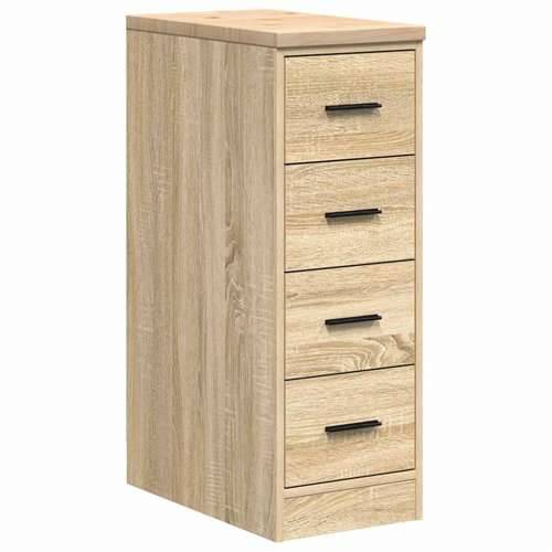 Garažni ormarići 2 kom boja hrasta sonome od konstruiranog drva - sonoma hrast 30 x 51 x 85 cm 1 4 ladice 4 zásuvky Cijena