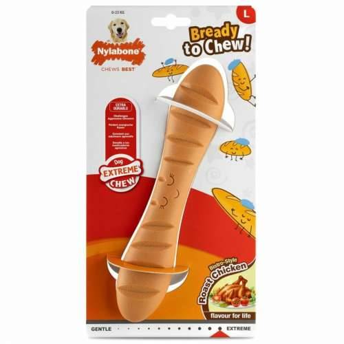 Grickalo za pse Nylabone Smeđa Kokoš Umjetna L Cijena