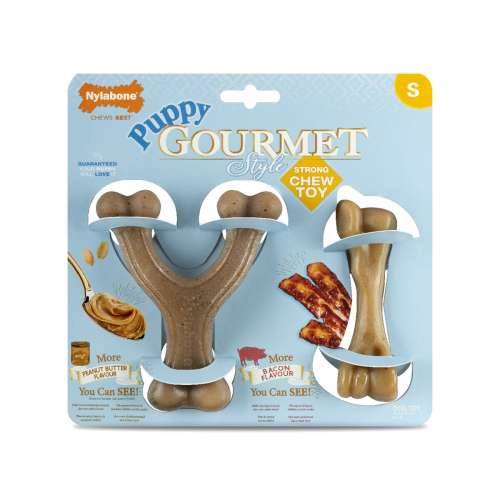 Grickalo za pse Nylabone Smeđa Maslac od kikirikija Bacon Umjetna S Cijena
