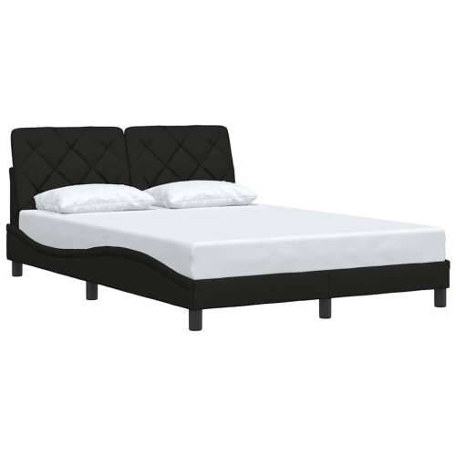Okvir za krevet bez madraca crni 140x200 cm od tkanine - Crna 140 x 200 cm Cijena