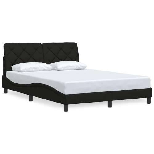 Okvir za krevet bez madraca crni 140x200 cm od tkanine - Crna 140 x 200 cm Cijena
