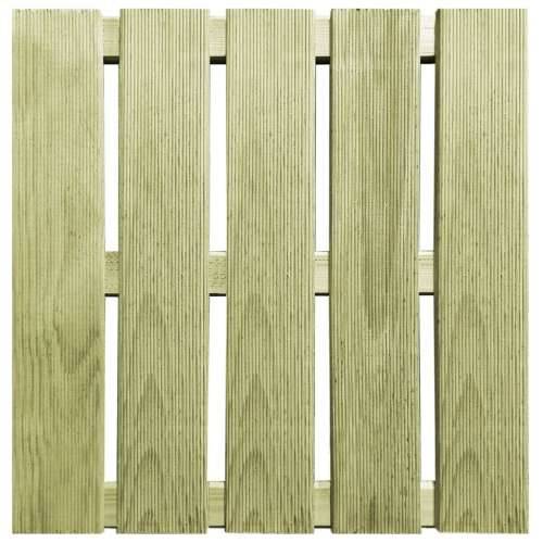 Pločice za trijem 24 kom 50 x 50 cm drvene zelene Cijena