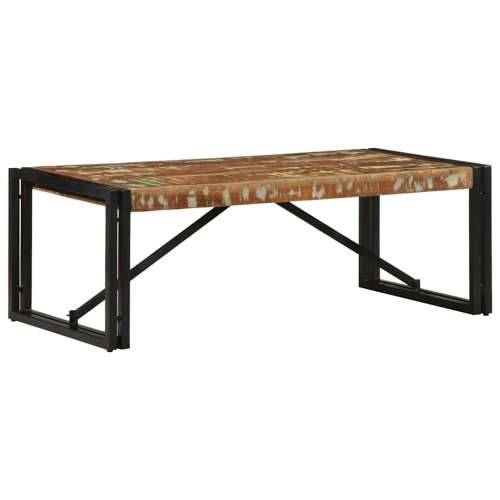 Stolić za kavu višebojna 100x50x35 cm masivnog obnovljenog drva - 100 x 50 x 35 cm 1 masivno obnovljeno drvo Cijena
