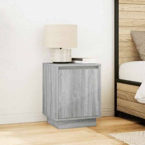 Noćni ormarići s LED svjetlima 2 kom boja hrasta 38x34x50 cm - Sivi hrast sonoma 2 Cijena