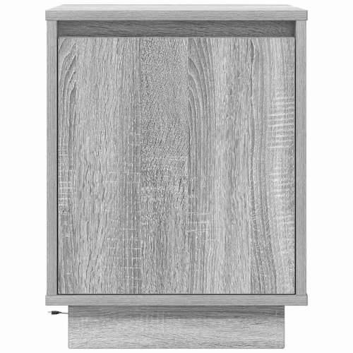 Noćni ormarići s LED svjetlima 2 kom boja hrasta 38x34x50 cm - Sivi hrast sonoma 2 Cijena