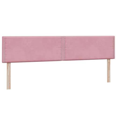 Box Spring krevet s madracem ružičasti 200x210 cm samt - Ružičasta 200 x 210 cm Obično s čavlima Cijena