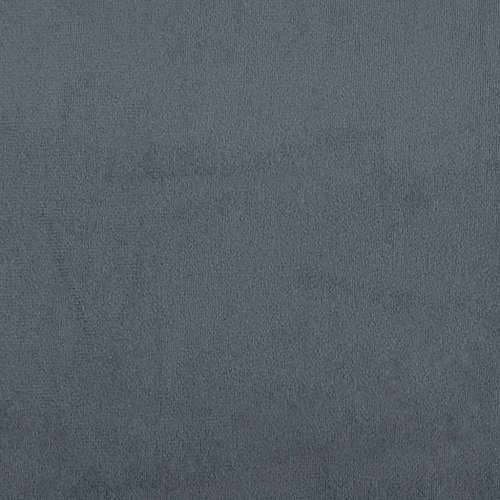 Box spring krevet s madracem tamnosivi 200x210 cm baršunasti - 200 x 210 cm Okomite pruge Tamno siva Cijena