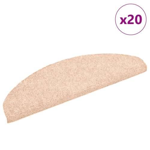 Ljepljivi tepisi za stepenice 20 kom krem 65x21x4 cm - Krema 65 x 21 x 4 cm 20 Cijena