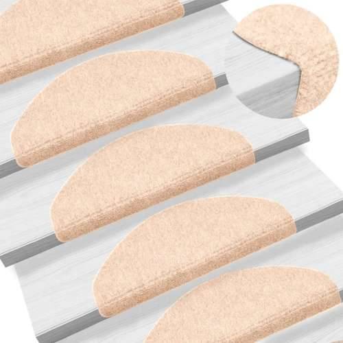 Ljepljivi tepisi za stepenice 20 kom krem 65x21x4 cm - Krema 65 x 21 x 4 cm 20 Cijena