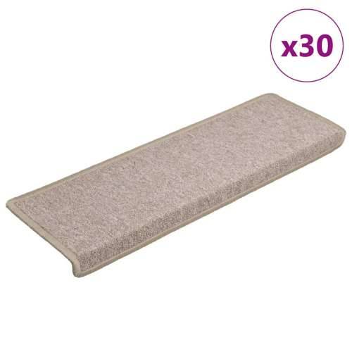 Prostirke za stepenice 30 kom 65x21x4 cm Taupe - Sivo-smeđa 65 x 21 x 4 cm 30 Cijena