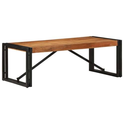 Stolić za kavu 100x50x35 cm od masivnog bagremovog drva - 100 x 50 x 35 cm 1 Masivno bagremovo drvo Cijena