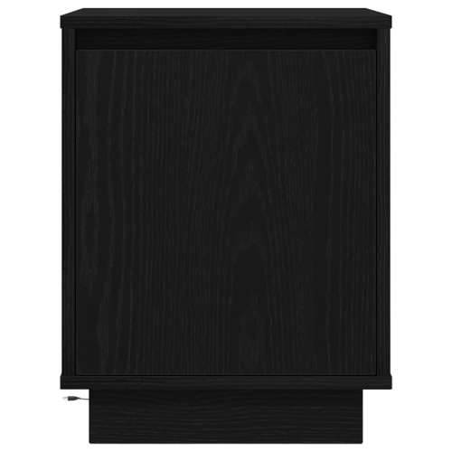 Noćni ormarići s LED svjetlima 2 kom crni 38x34x50 cm - Crna 2 Cijena