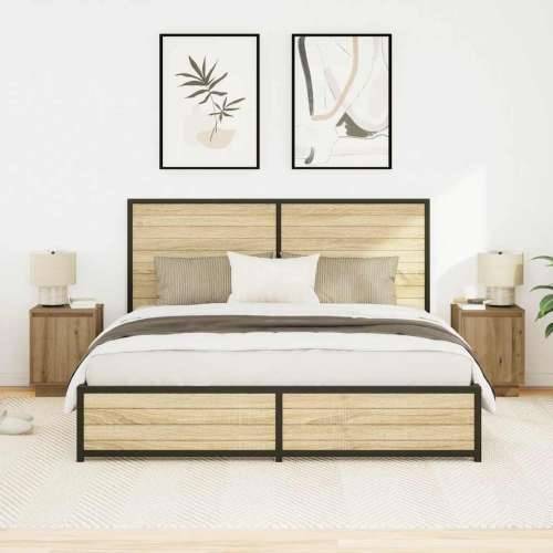 Noćni ormarići s LED svjetlima 2 kom boja hrasta 38x34x50 cm - hrast artisan 2 Cijena