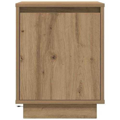 Noćni ormarići s LED svjetlima 2 kom boja hrasta 38x34x50 cm - hrast artisan 2 Cijena