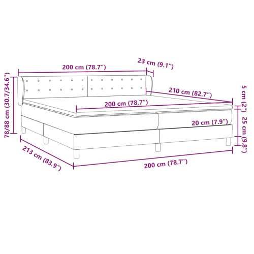 Box Spring krevet s madracima ružičasti 200x210 cm baršun - Ružičasta 200 x 210 cm gumbi Cijena