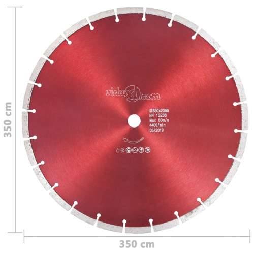 Dijamantni disk za rezanje čelični 350 mm Cijena