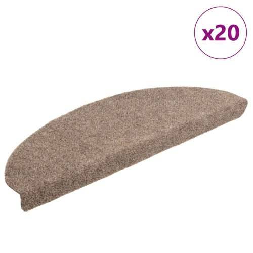 Ljepljivi tepisi za stepenice 20 kom krem 65x21x4 cm - Krema 65 x 21 x 4 cm 20 Cijena