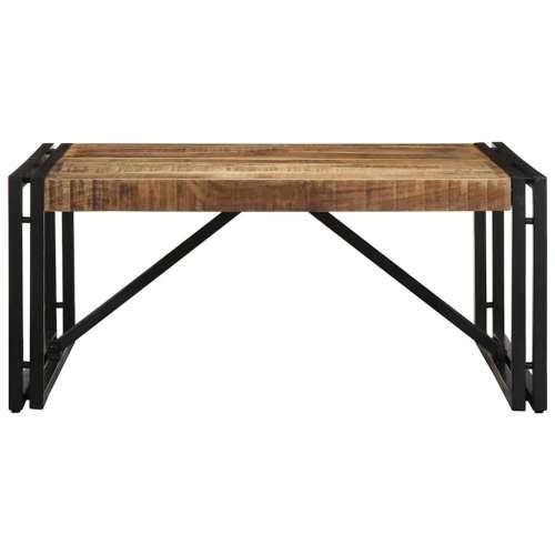 Stolić za kavu 80x80x35 cm od masivnog grubog drva manga - 80 x 80 x 35 cm 1 Grubo masivno drvo manga Cijena