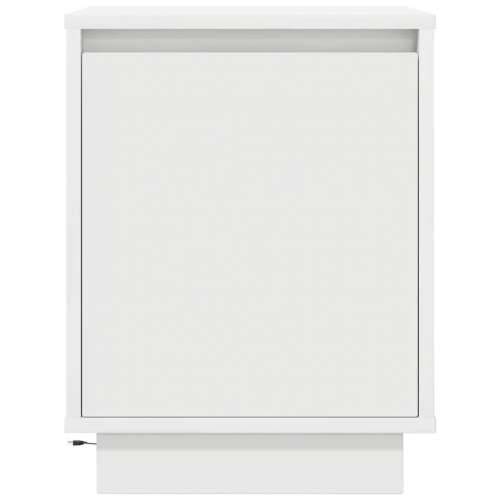 Noćni ormarići s LED svjetlima 2 kom bijeli 38x34x50 cm - Bijela 2 Cijena
