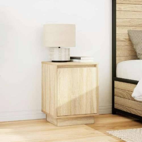 Noćni ormarići s LED svjetlima 2 kom boja hrasta 38x34x50 cm - sonoma hrast 2 Cijena