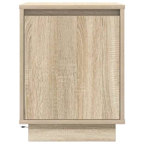 Noćni ormarići s LED svjetlima 2 kom boja hrasta 38x34x50 cm - sonoma hrast 2 Cijena