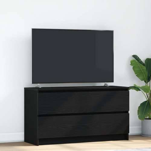 TV ormarić crni 100x35x54 cm od konstruiranog drva - Crna 1 100 cm Cijena