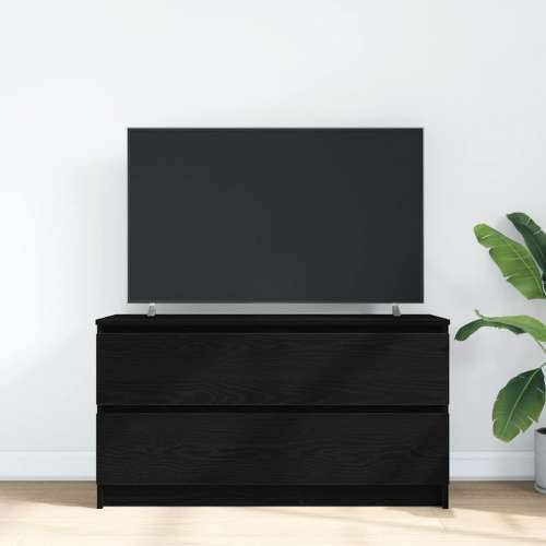 TV ormarić crni 100x35x54 cm od konstruiranog drva - Crna 1 100 cm Cijena