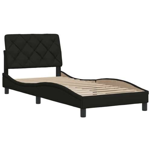 Okvir za krevet bez madraca crni 90x190cm od tkanine - Crna 90 x 190 cm Cijena