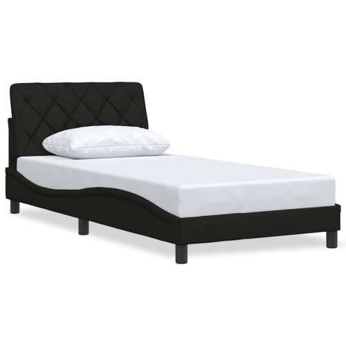 Okvir za krevet bez madraca crni 100x200 cm od tkanine - Crna 100 x 200 cm Cijena
